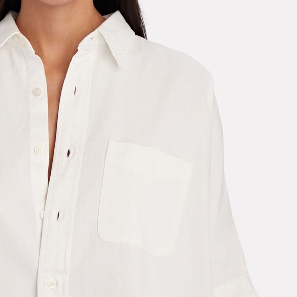 R13 Oversized Boxy Button Up Dress cotton white L - NWOT - Picture 14 of 14